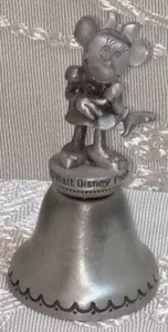 Minnie Mouse Miniature Bell Fort pewter/ Disney Productions - Picture 1 of 5