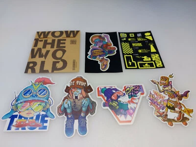 set of 6 Pcs ASUS vivobook s Laptop ORIGINAL NEW stickers Design PC Skin Cover - Image 1 of 4