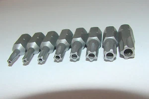 5-Point star Pentalobe Torx Tamper-Proof Bit Set 8pc TS 8,10,15,20,25,27,30,40 - Picture 1 of 1