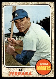 1968 Topps Al Ferrara 2 Los Angeles Dodgers #34 - Bild 1 von 2