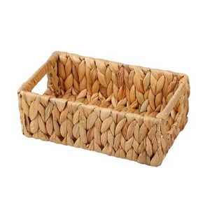 Wicker Storage Basket Water Hyacinth Basket Toilet Baskets,Farmhouse3421 - Picture 1 of 7