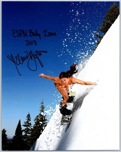 Elena Hight handsigniertes signed 8x10 Foto USA Snowboard Olympiade - Bild 1 von 1