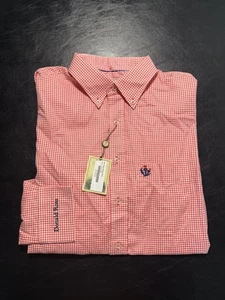 NWT MEN'S DONALD ROSS BUTTON DOWN, SIZE: M, COLOR: PAPRIKA (M8.3) - Picture 1 of 3