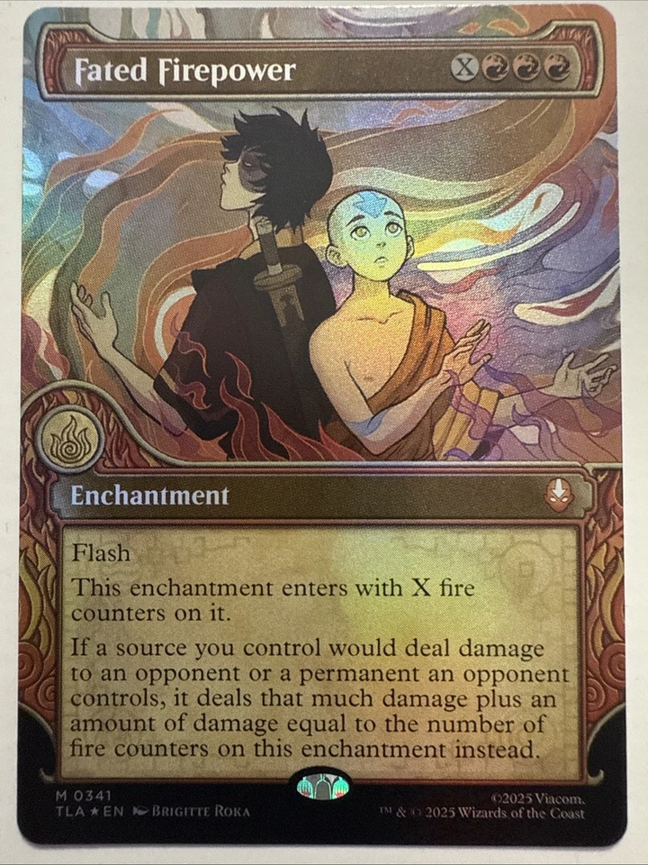 MTG Fated Firepower 0341 Showcase (Foil) Avatar TLA Mythic NM - Image 1 of 1