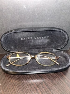 Occhiali da vista Ralph Lauren RL 1396 JN6 130 marrone/trasparente ovale made in Italy usati - Foto 1 di 8