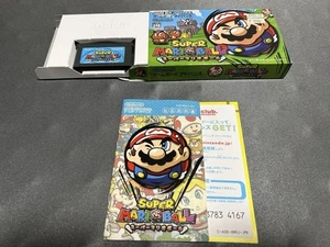 Super Mario Ball GBA Japan Used with Box & Manual, Complete, Tested Japan 7h - Picture 1 of 6