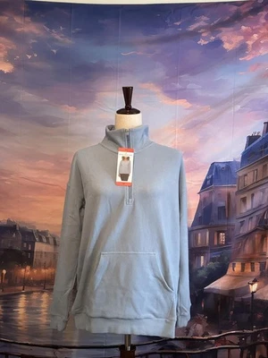 Толстовка женская Marc New York светло-голубая на молнии, размер M - Изображение 1 из 3