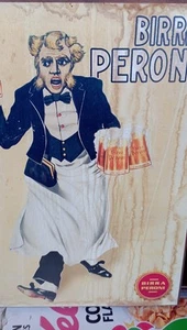 Insegna vintage in legno da collezione che pubblicizza la birra Peroni Roma. - Foto 1 di 1