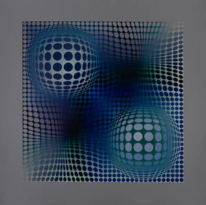 Victor VASARELY : FENY - Héliogravure - Imagen 1 de 5