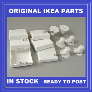 Ikea BESTA caps hole covers set WHITE 133194 133303 133195 133304 133190 133191 - Picture 1 of 3