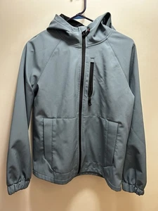 Ozark Trail Jungen Softshelljacke Gr. XXL 18 schieferblau durchgehender Reißverschluss - Bild 1 von 4