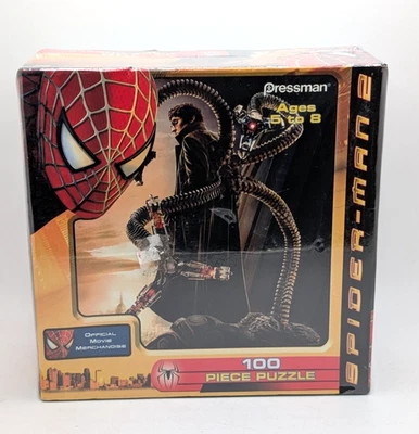 NUEVO Rompecabezas Marvel Spider-Man 2 Pressman 100 Piezas Doctor Octopus Doc Ock Foto 1 de 4