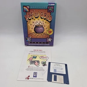 Pot Of Gold Pinball 3.5 Floppy Disc PC 1994 With Box - Picture 1 of 10