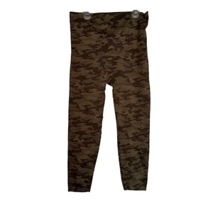 Spanx braun grün Camouflage Leggings Damengröße 2X Freizeit Lounge aktive Athesiure - Bild 1 von 5