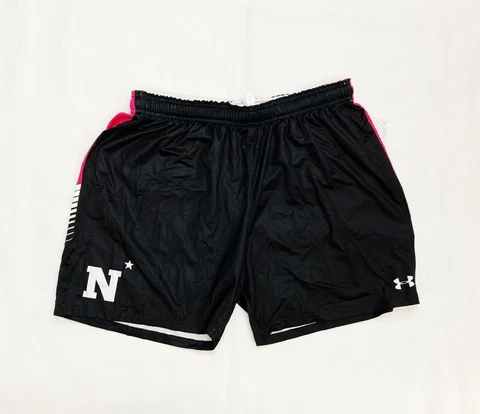 Under Armour Navy Midshipmen Gametime Soccer Short Women's M Black Pink UJUS11W Cover