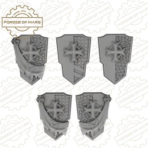 Marines - Black Order - Devout Shields Destroyers (x5L with arms) - Picture 1 of 2