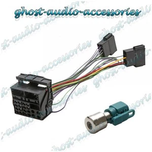Volkswagen VW RCD500 Retro Para Adaptador Cableado Cable con Fakra Antena - Imagen 1 de 1