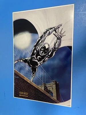 PÓSTER PIN UP CABALLERO LUNA DE MARVEL COMICS JOE JUSCO NUEVO. Foto 1 de 3