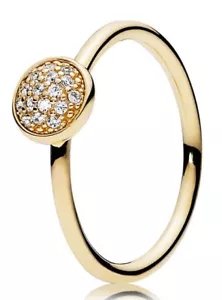 PANDORA Dazzling Droplet Ring - Clear CZ - 150187CZ-52 - Picture 1 of 1