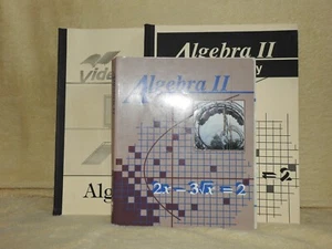 ABeka 10th Grade Algebra 2 Student text & Test Key & video guide - Imagen 1 de 8