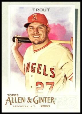 2020 Allen and Ginter #85 Mike Trout Los Angeles Angels Baseball Card NM-MT - Image 1 of 2