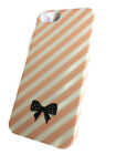 Bombay Ducks London Iphone 5 Beautiful bow stripe Pink cover case protector skin