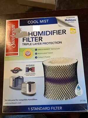 HUMIDIFIER FILTER Sunbeam SF206 NEW! Cool Mist - also works w/ Holmes - Image 1 of 4