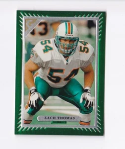 1997 Topps Gallery #54 Zach Thomas Miami Dolphins Texas Tech - Picture 1 of 2