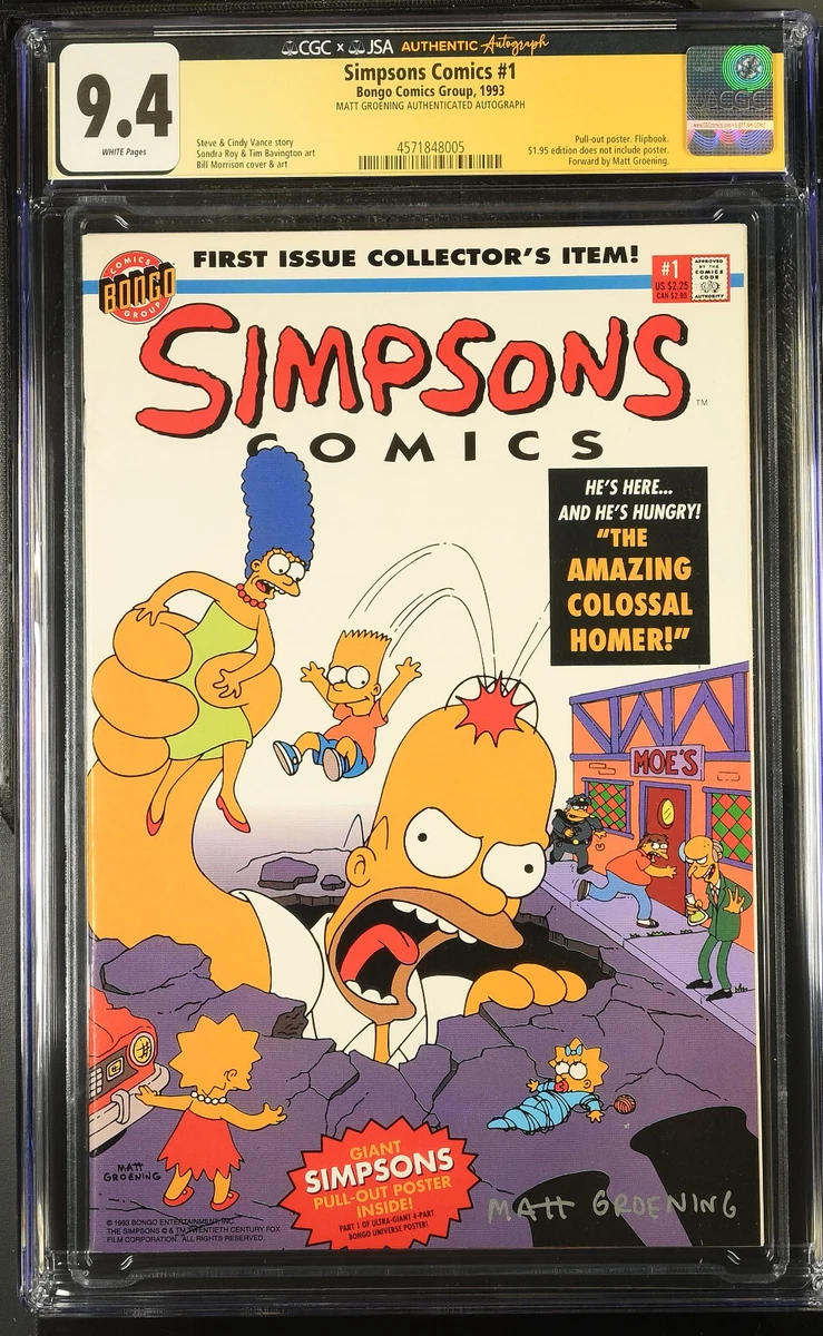希少】シンプソンズ コミック #20 CGC 9.4 Simpsons シンプソンズ