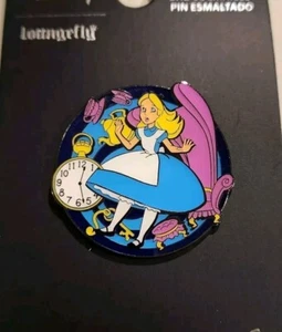 Loungefly Disney Alice in Wonderland Alice Falling Enamel Pin NEW - Picture 1 of 10