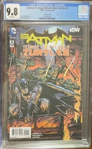CGC 9.8 BATMAN/TEENAGE MUTANT NINJA TURTLES #2 Variant Cover - Bild 1 von 3