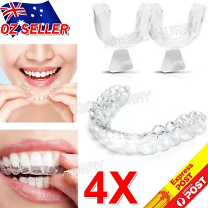 4x Teeth Whitening Mouth Tray Custom Self Mould Thermo Silicone NEW - Picture 1 of 12