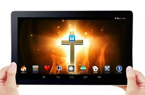 'BIBLE TABLET' - *A 10.1" Tablet with TWO Bible Versions. - Picture 1 of 12