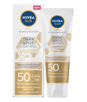Crema Solar Nivea Luminous630 Mancha Oscura FPS 50 No Grasa Refrescante Protección UVA Foto 1 de 3