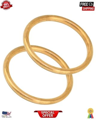 排气管垫圈适用于本田 CX500CX500CCx500D CX650C 1978 - 1982 — 第 1/2 张图片