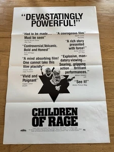 1975 Children Of Rage original one Sheet movie poster ISRAEL PALESTINE WAR MINT - Picture 1 of 1