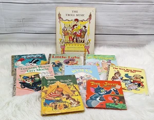 VTG Children's Book Lot of 9 Books Little Golden Books, Wkly Rdr, Whitman & More - Picture 1 of 10