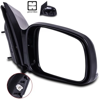 Fit For 2006-2011 Honda Civic Coupe Right Side Light Textured Power Mirror - Image 1 of 4