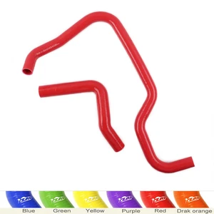 Silicone Radiator Coolant Hose For 2007-2014 Chevy Silverado Yukon Tahoe Red Kit - Picture 1 of 11