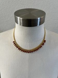 Beautiful red gold necklace - Picture 1 of 6