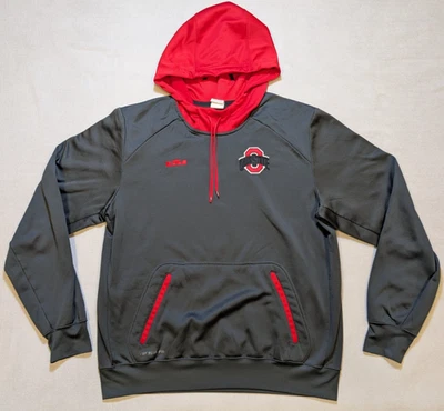 Ohio State Buckeyes Sudadera con Capucha Para Hombres Grande Nike Lebron James Elite Fútbol OSU Foto 1 de 4