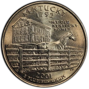 USA - 2001D - Washington ¼ $ - Kentucky - State Issue - Picture 1 of 1