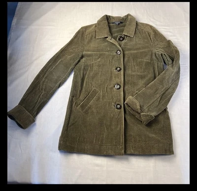 Chaqueta De Colección Chadwick’s Wide Wale Pana Verde Oscuro Academia Indie Terrosa M Foto 1 de 4