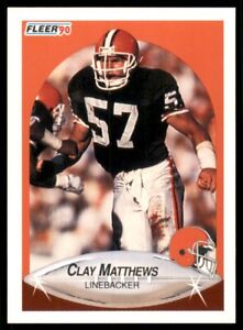 1990 Fleer Clay Matthews Cleveland Browns #54
