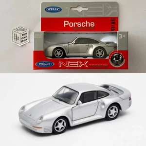 WELLY NEX 1/38 - Porsche 959 (Silver #43737 - Boxed) D67g - Picture 1 of 1