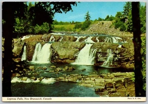 Postcard New Brunswick Lepreau Falls NB Ocean Drive - Picture 1 of 2