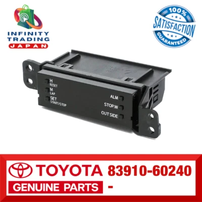 [ Toyota Genuine ] Land Cruiser 70 Series Multi Function Clock 83910-602410 OEM - Image 1 of 3