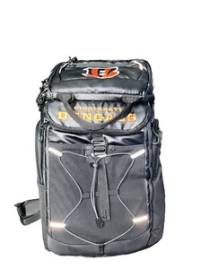 new NFL 26-Can Insulated Backpack Cooler Black N Orange - Picture 1 of 4