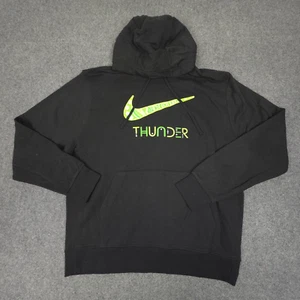 Sydney Thunders Jumper Mens LARGE Black Cricket Long Sleeve Hoodie Nike Size L - Picture 1 of 10