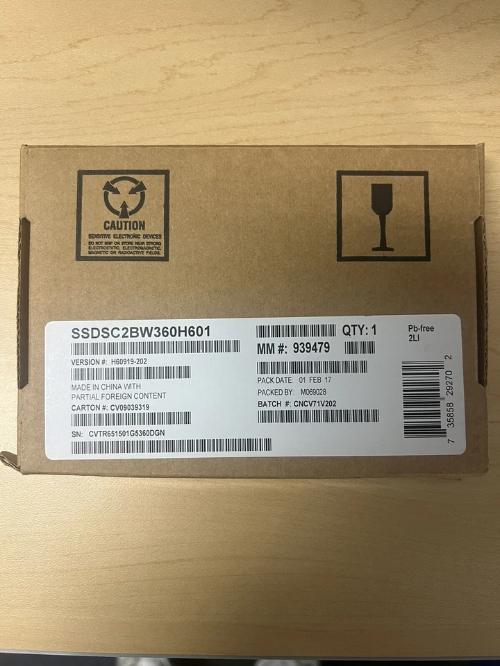 Intel Corp SSDSC2BW360H601 535 Series 360GB SSD FD - Image 1 of 4